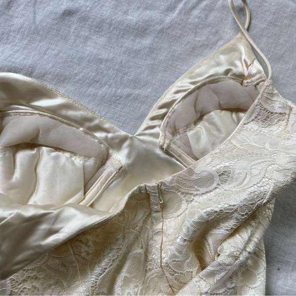 Vintage Jessica McClintock White Lace Dress - Picture 7 of 10